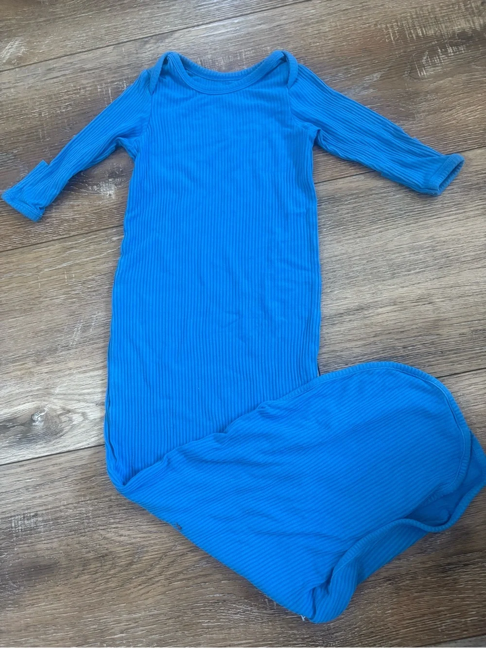 Little sleepies Electric Blue Ribbed Tank newborn